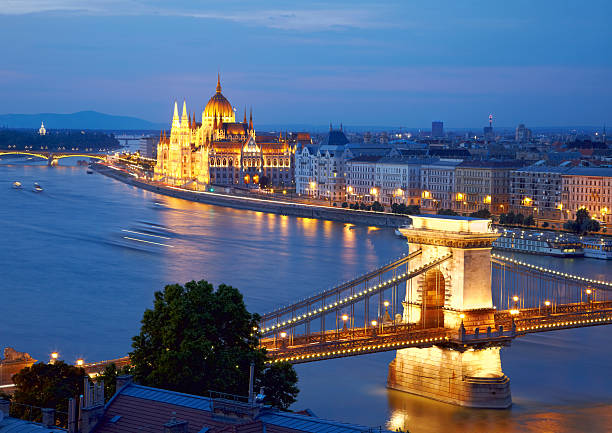 istock Budapest, Hungary. Chain Bridge and the Parliament 473564606