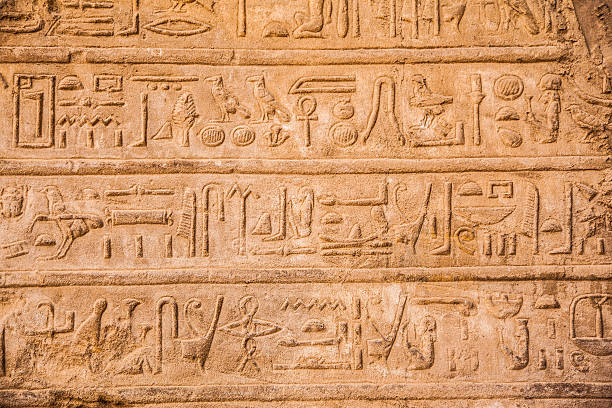 istock old egypt hieroglyphs carved on the stone 473566178