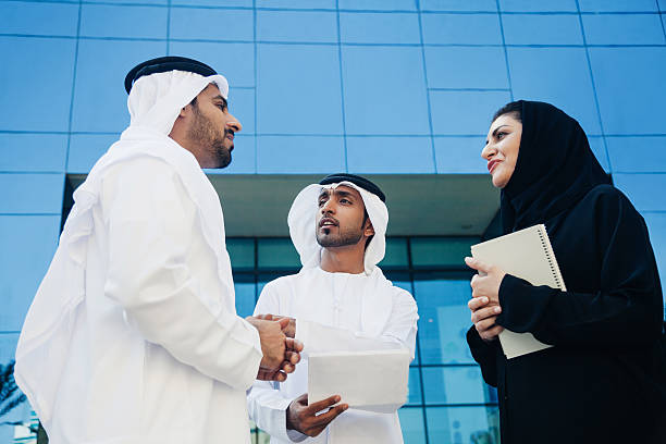 istock Arabian Businessmen Outdoors 473569372