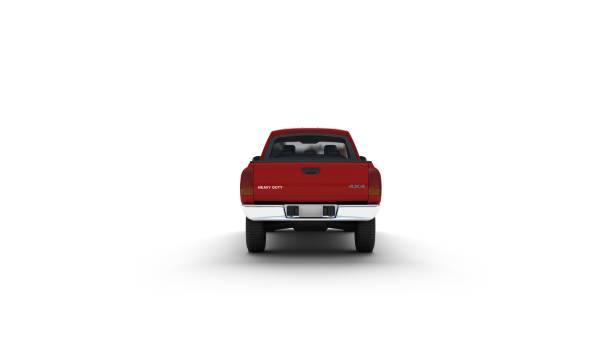 istock red pick up truck 473573564