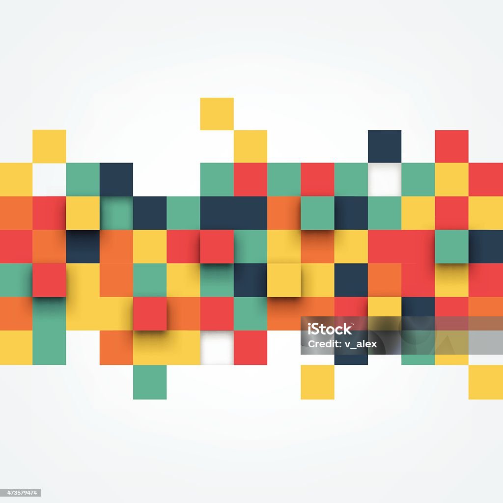 Square Images Vector Illustration Of Abstract Squares Stock Illustration - Download ...