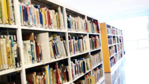 istock Library Shelves With Many Books 473586152