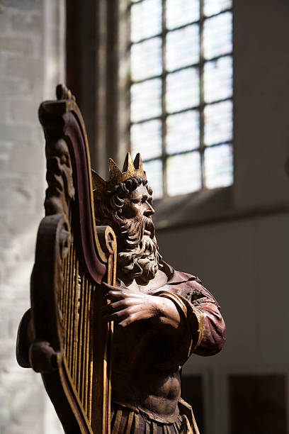 istock Antique wooden sculpture 473586632