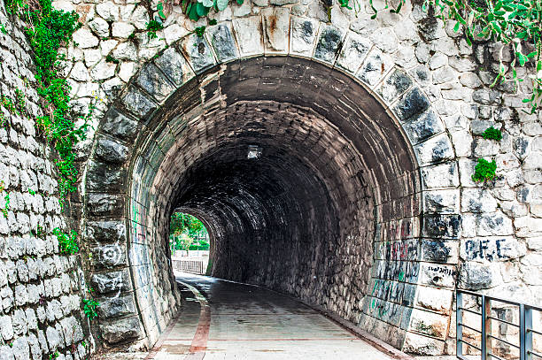 istock Old tunnel in Herceg Novi, Montenegro 473589244