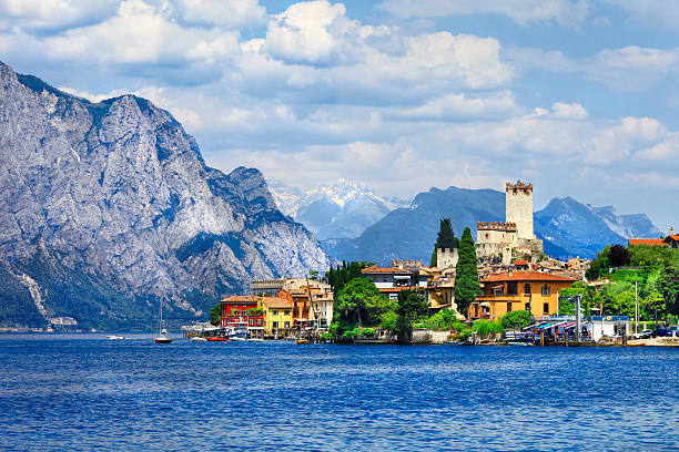 istock Beautiful Lake Garda, in Malcesine, Italy. 473589994