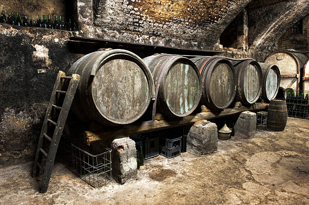 istock Interior of an old wine cellar 473592950