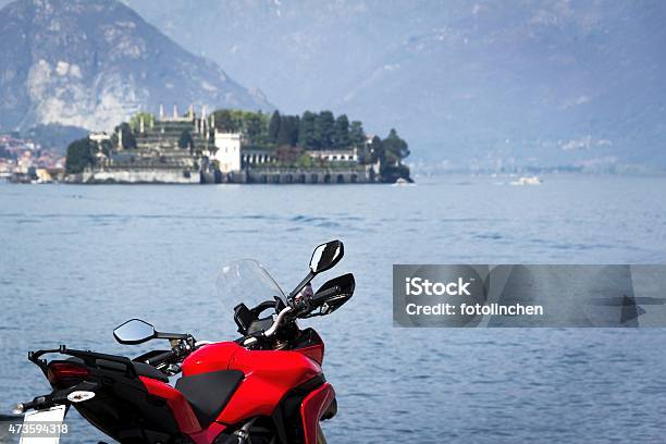 Lake Maggiore Stock Photo - Download Image Now - Motorcycle, Italy, Lake