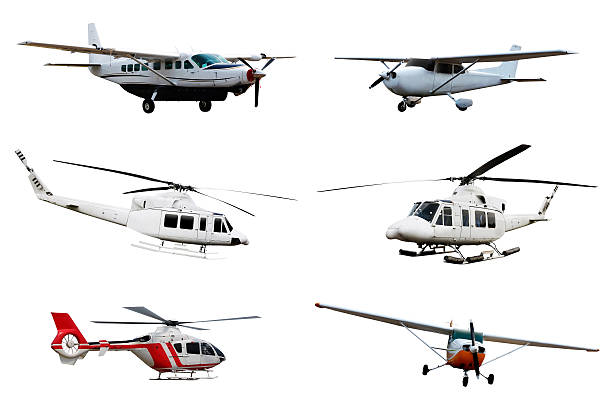 istock Collection Of Airplane And Helicopter 473597930