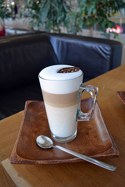 istock Latte Macchiato In Glass Cup 473598068