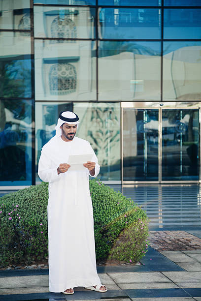 istock Arabian Businessman Reading Contract 473602488