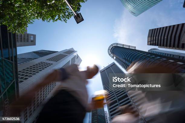 Singapore Central Business District Stock Photo - Download Image Now - 2015, Built Structure, Business