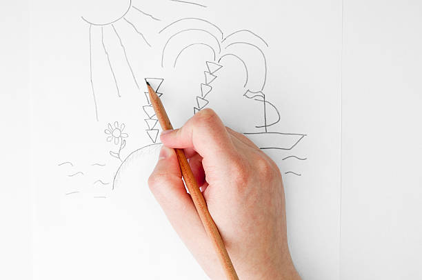 istock Hand drawing journey picture 473604362