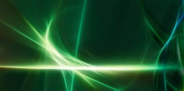 Elegant green and smooth energy background