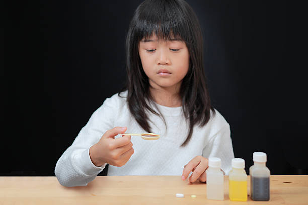 istock girl taking medicine 473606750