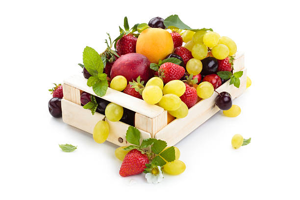 istock Fresh fruits in box. 473611826