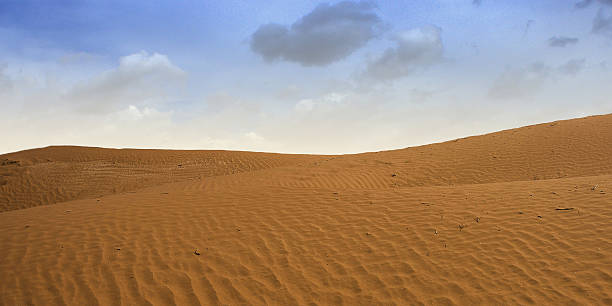istock Desert landscape against the sky. 473622352