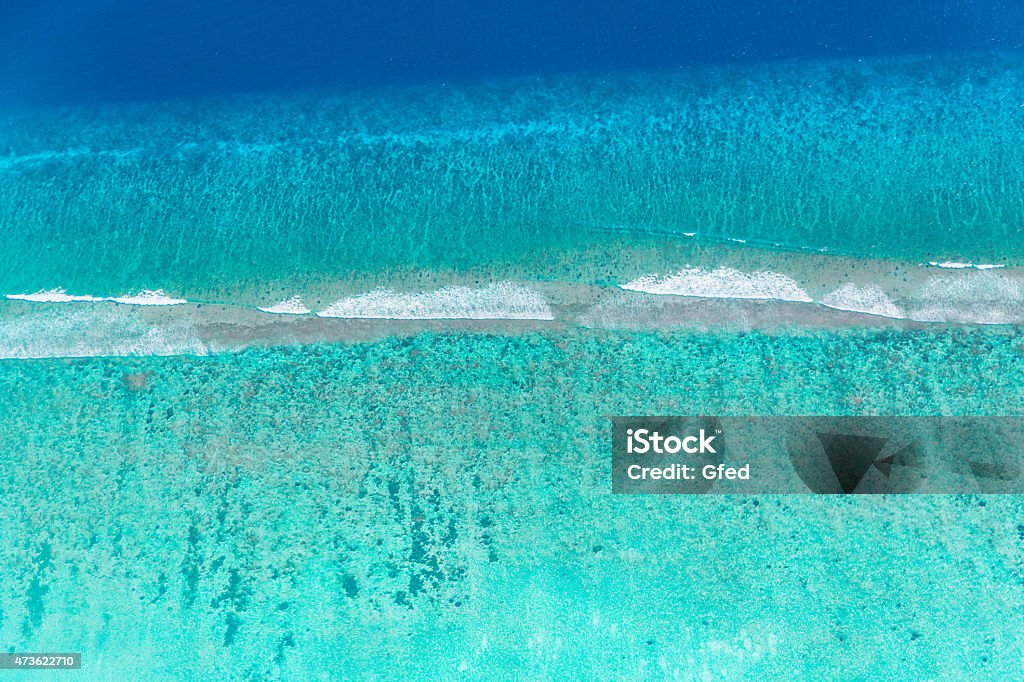 Tropical Waves Maldivian Islands: Beach Stock Photo