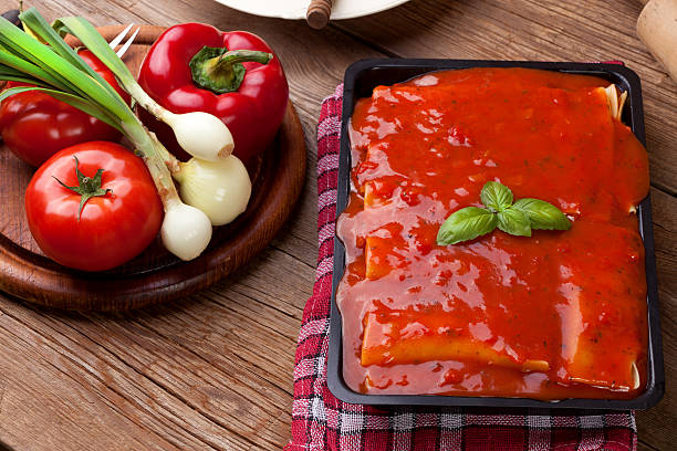 istock Lasagna with beef . Italian cuisine. 473626470