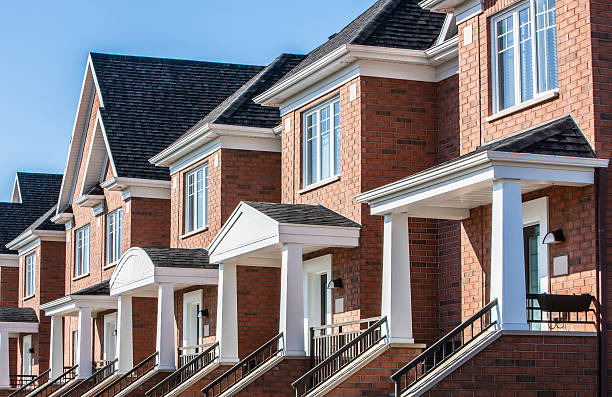 istock Luxurious townhouses. 473627168