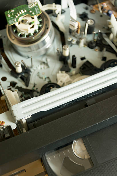 istock Interior of an analog VCR 473630864