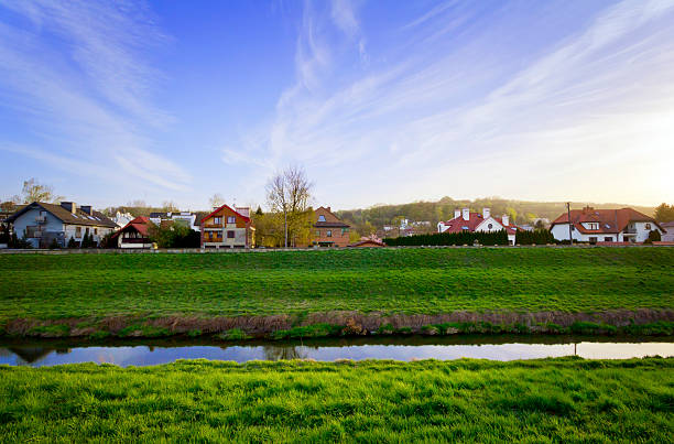 istock Idyllic housing estate 473638152