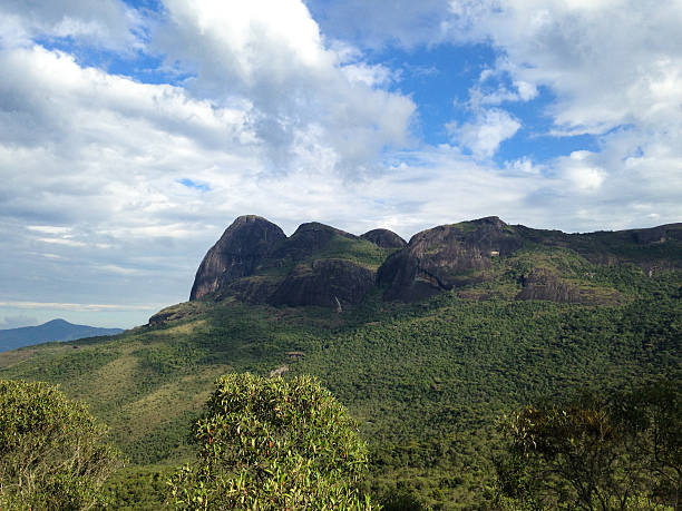 Mountains of Brazil Parrot peak in the Serra da Mantiqueira - Minas Gerais - Brazil mantiqueira mountains stock pictures, royalty-free photos & images