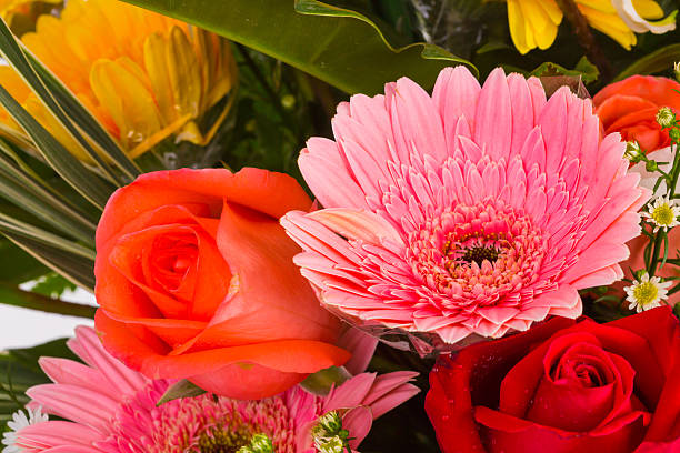istock Colorful Bunch of flowers 473654288