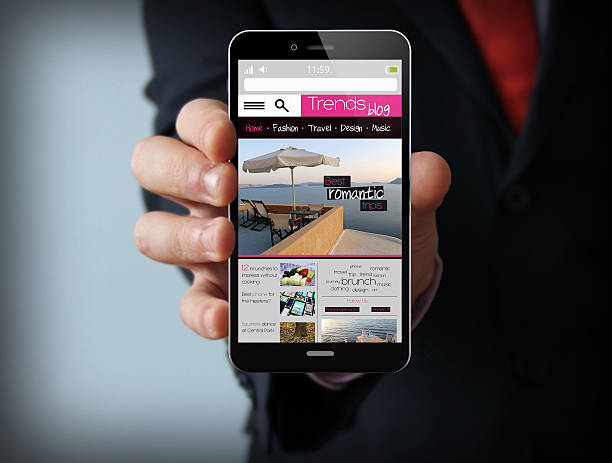 istock businessman with blog smartphone 473656906