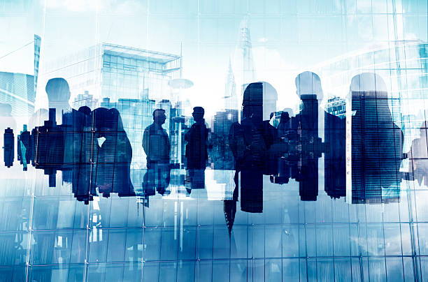 istock Business People Silhouette Working Cooperation Partnership Organ 473659618