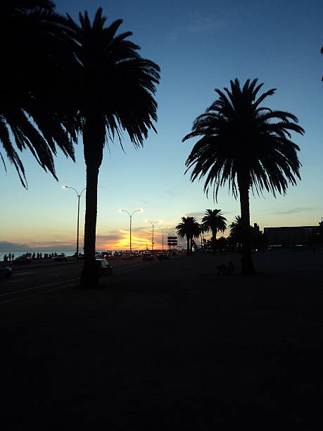 istock Sunset Time at the Coast of Montevideo 473660420