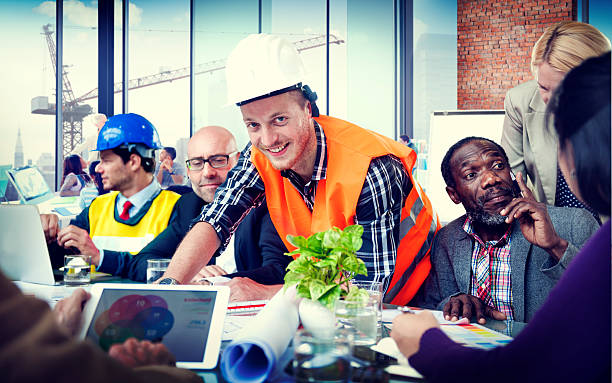 istock Business People Corporate Meeting Presentation Architect Design 473660854