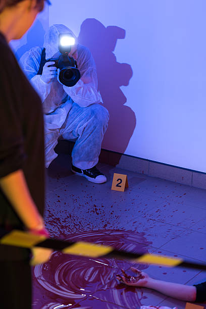 istock Inspection of the crime scene 473665586