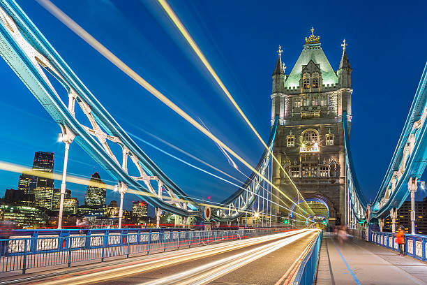 istock Tower Bridge in London at night 473672648