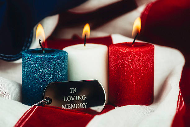 istock In loving memory. Memorial Day. Veterans Day remembrance message 473677210