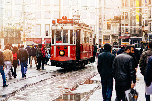 Tram Tunel Taksim in Istabbul