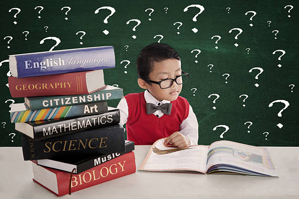 istock Curiosity of male student 473684210