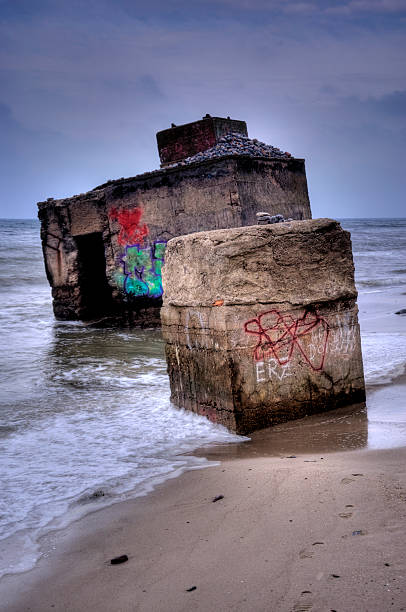 istock Bunker remains on the Baltic Sea 473684452