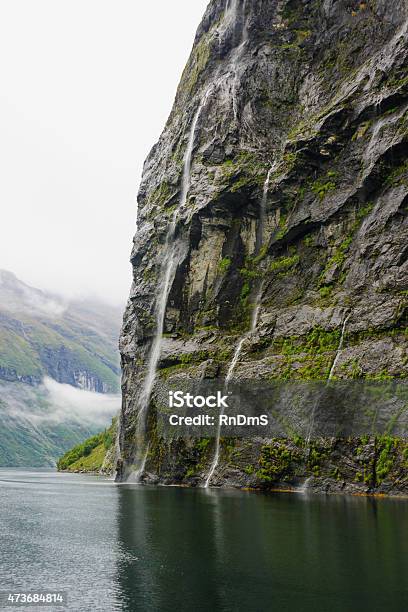 Geiranger Fjord Stock Photo - Download Image Now - 2015, Bay of Water, Beach