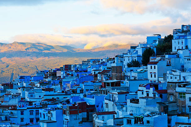 Medina of Chefchaouen, Morocco Medina of Chefchaouen, Morocco. Chefchaouen or Chaouen is a city in northwest Morocco. It is the chief town of the province of the same name, and is noted for its buildings in shades of blue. chefchaouen photos stock pictures, royalty-free photos & images
