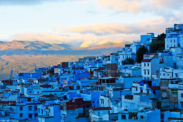 Medina of Chefchaouen, Morocco Medina of Chefchaouen, Morocco. Chefchaouen or Chaouen is a city in northwest Morocco. It is the chief town of the province of the same name, and is noted for its buildings in shades of blue. chefchaouen stock pictures, royalty-free photos & images