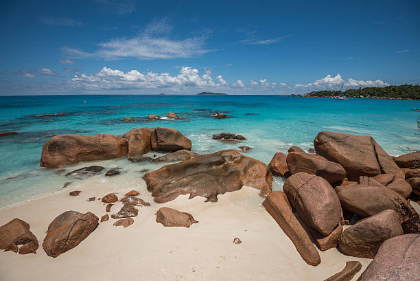 istock Tropical island beach Anse Lazio, Praslin, Seychelles 473702084