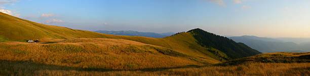istock Tourist camp in mountains 473712590