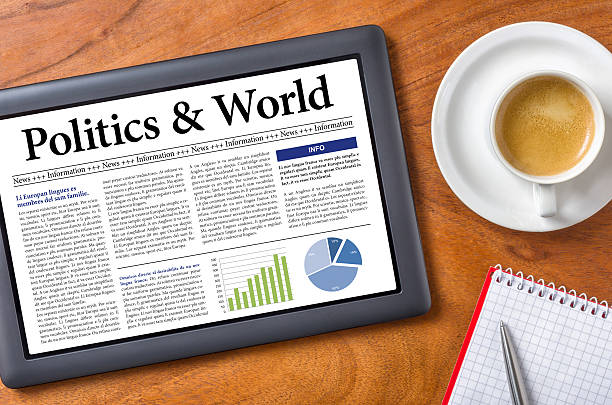 istock Tablet on a desk - Politics and World 473715546