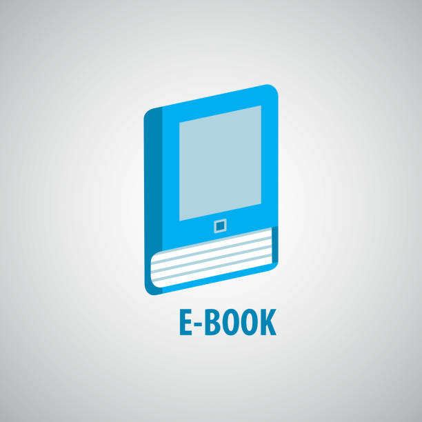 e-book логотипом - e book stock illustrations