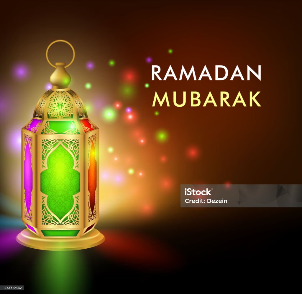 Đèn Lồng Ramadan Kareem 3d Thực Tế Hoặc Fanous Hình minh họa Sẵn ...