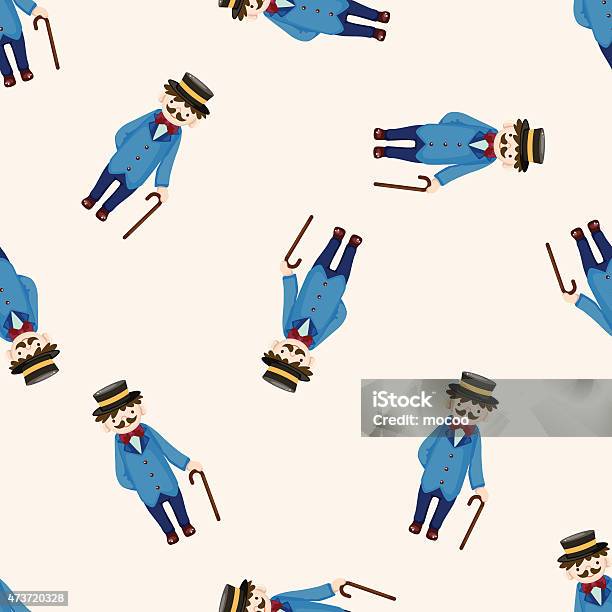 Cartoon Boy Pattern Boy Man Cartoon Cartoon Seamless Pattern Background Stock Illustration ...