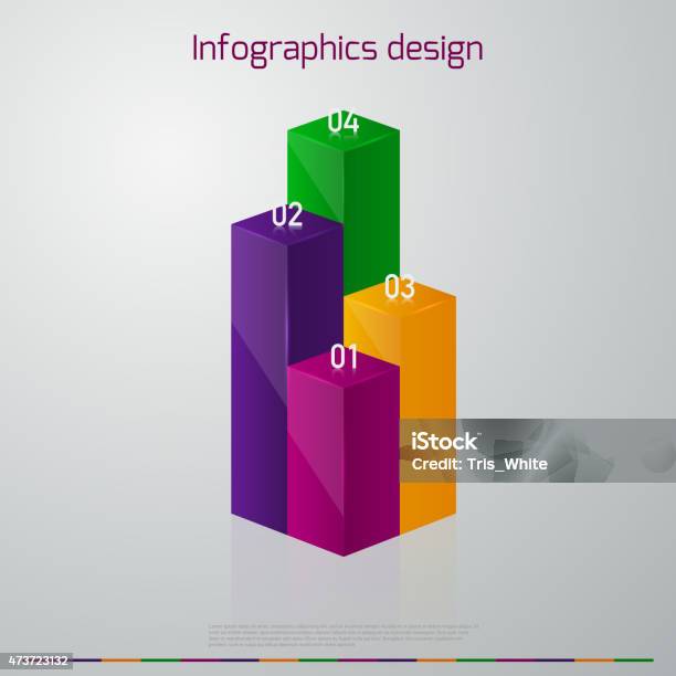 Vertical Columns Example Vector Illustration Infographics Vertical Columns Stock Illustration ...