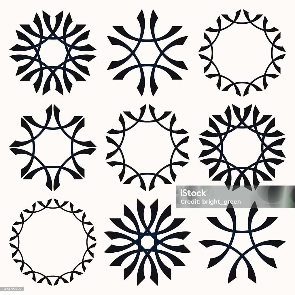 Simple Set Of Design Elements Stock Illustration - Download Image Now ...