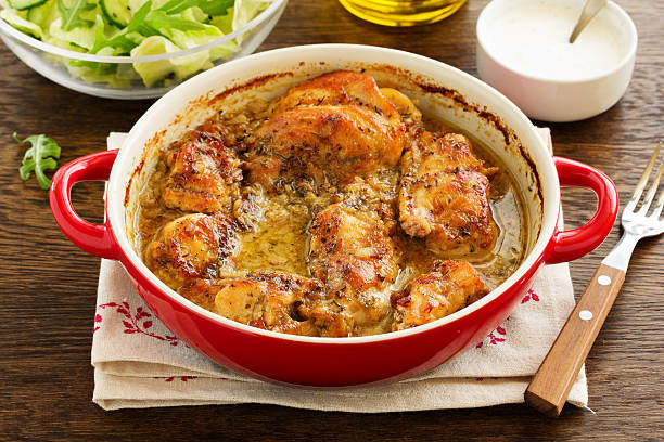 istock Roast rabbit in honey-mustard sauce 473728092