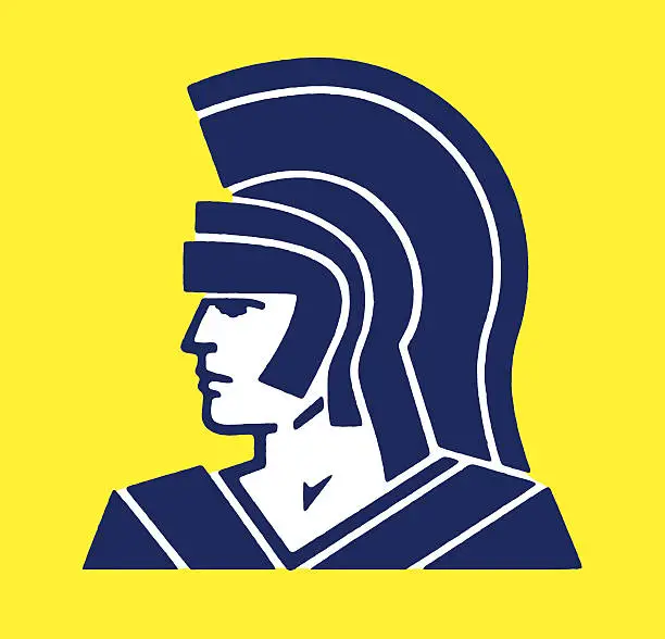 Vector illustration of Roman Centurion